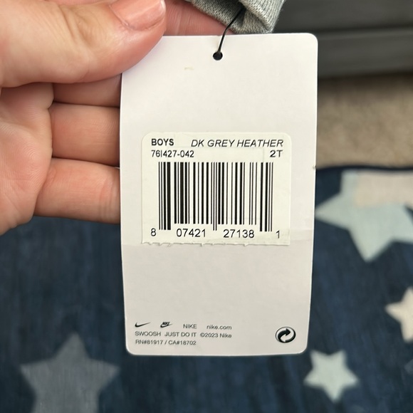 NWT Nike toddler sweatshirt - Picture 3 of 3